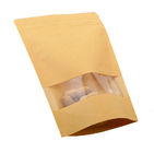 Indywidualna, stojąca zwykła torba na żywność z papieru pakowego PE